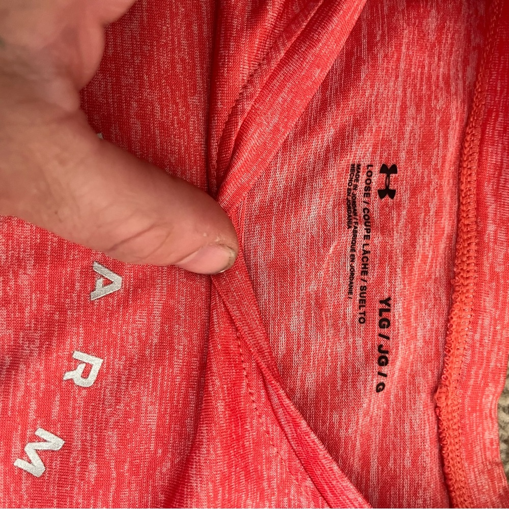 Under Armour Coral Heathered Tee